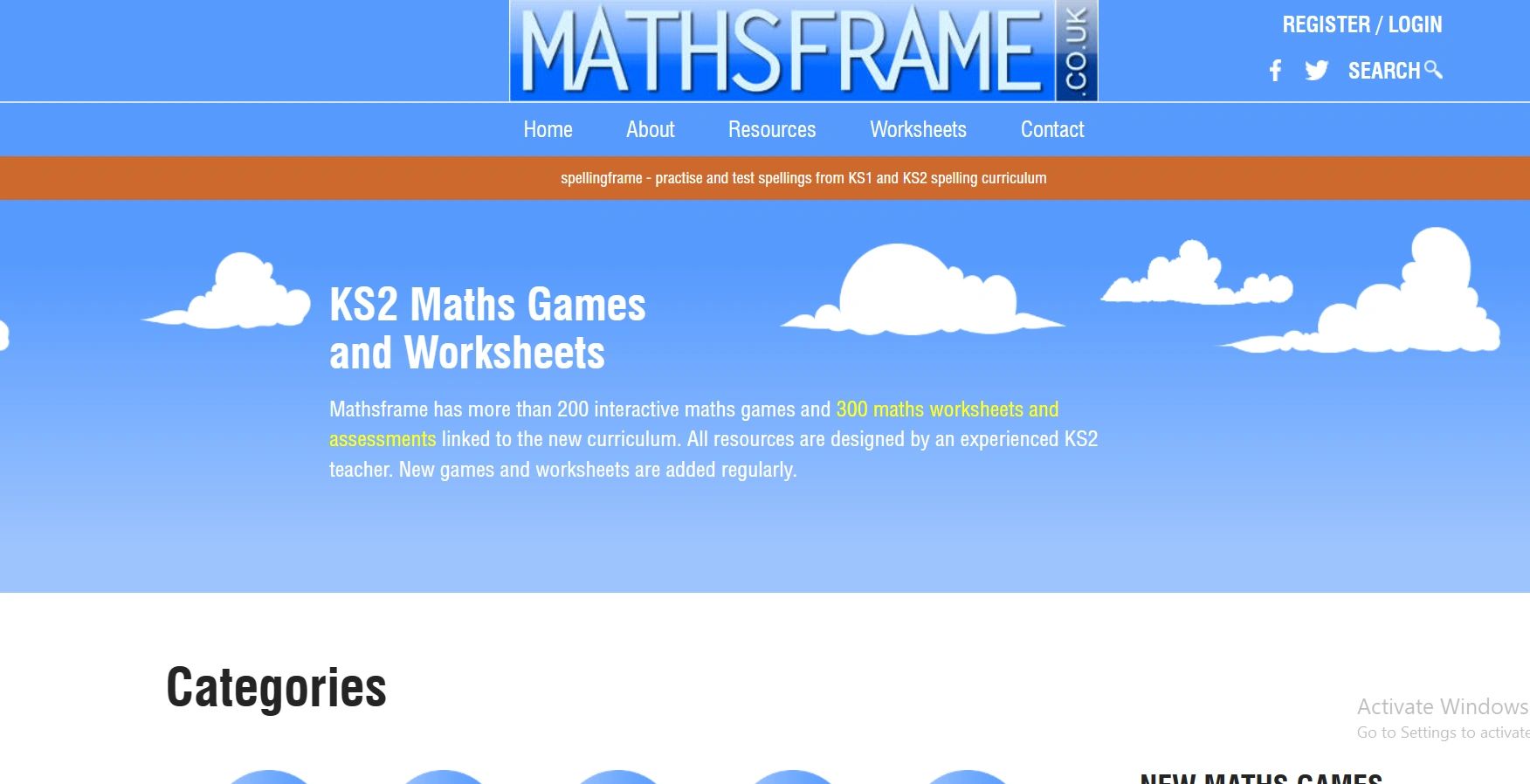 Mathsframe games and worksheets!